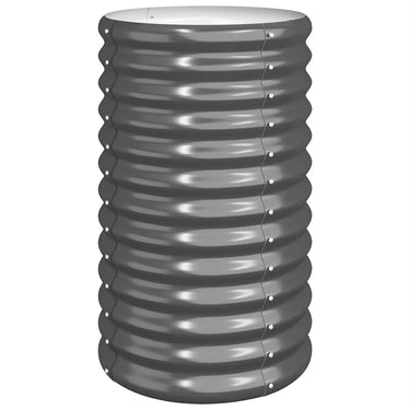 Vidaxl plantenbak 40x40x68 cm gegalvaniseerd staal antracietkleurig