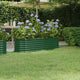 Vidaxl plantenbak 152x40x36 cm gegalvaniseerd staal groen