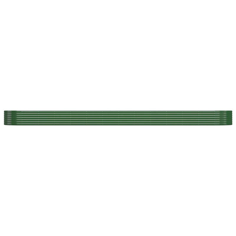 Load image into Gallery viewer, Vidaxl plantenbak 544x100x36 cm gegalvaniseerd staal groen
