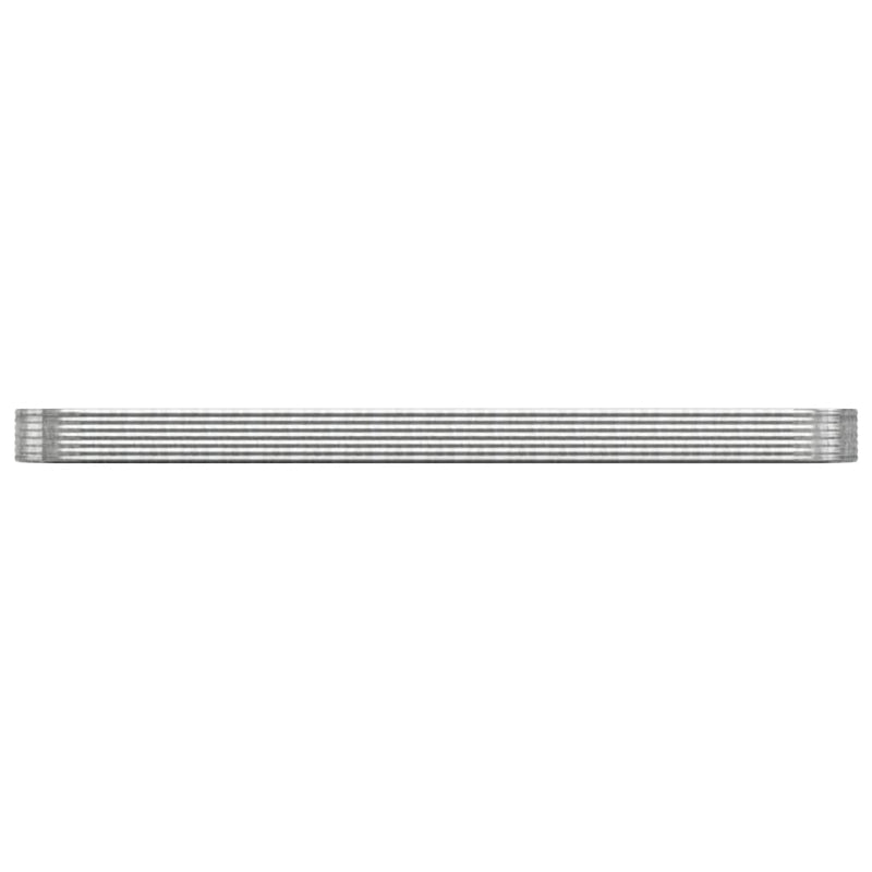 Load image into Gallery viewer, Vidaxl plantenbak 544x100x36 cm gegalvaniseerd staal zilverkleurig
