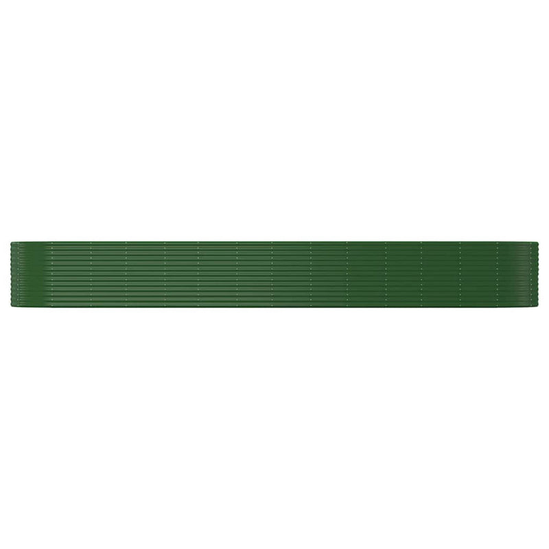 Load image into Gallery viewer, VidaXL Plantenbak 554x100x68 cm gepoedercoat staal groen
