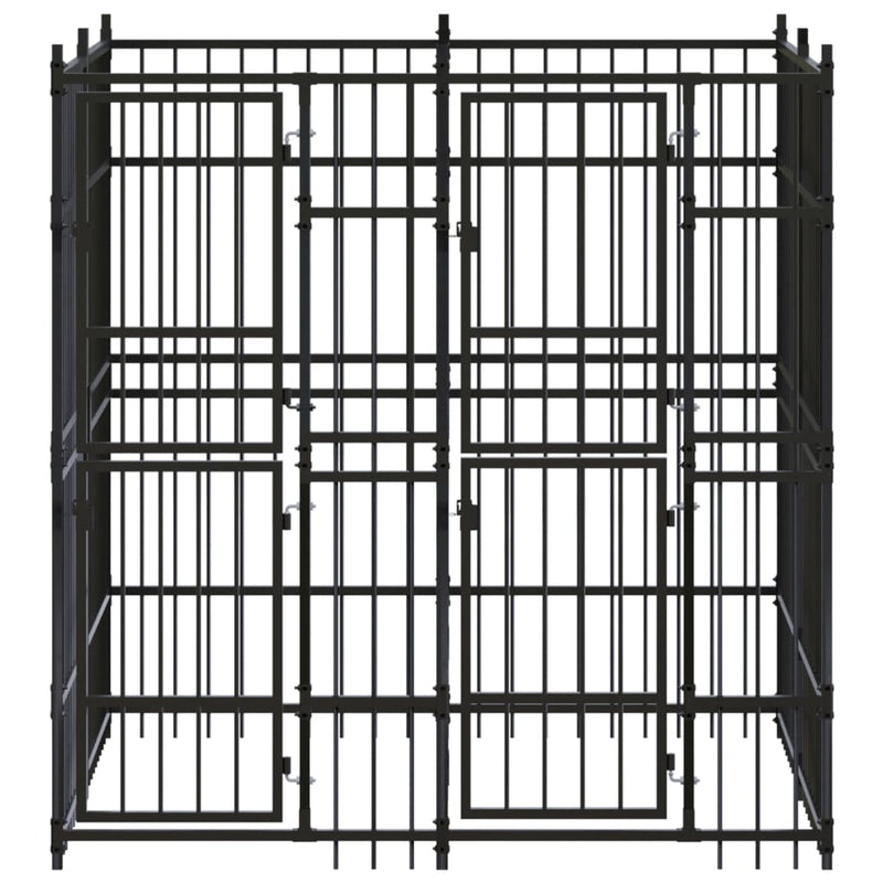 Load image into Gallery viewer, VidaXL Hondenkennel 3,69 m² staal
