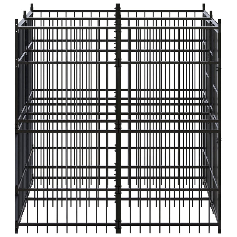 Load image into Gallery viewer, VidaXL Hondenkennel 3,69 m² staal

