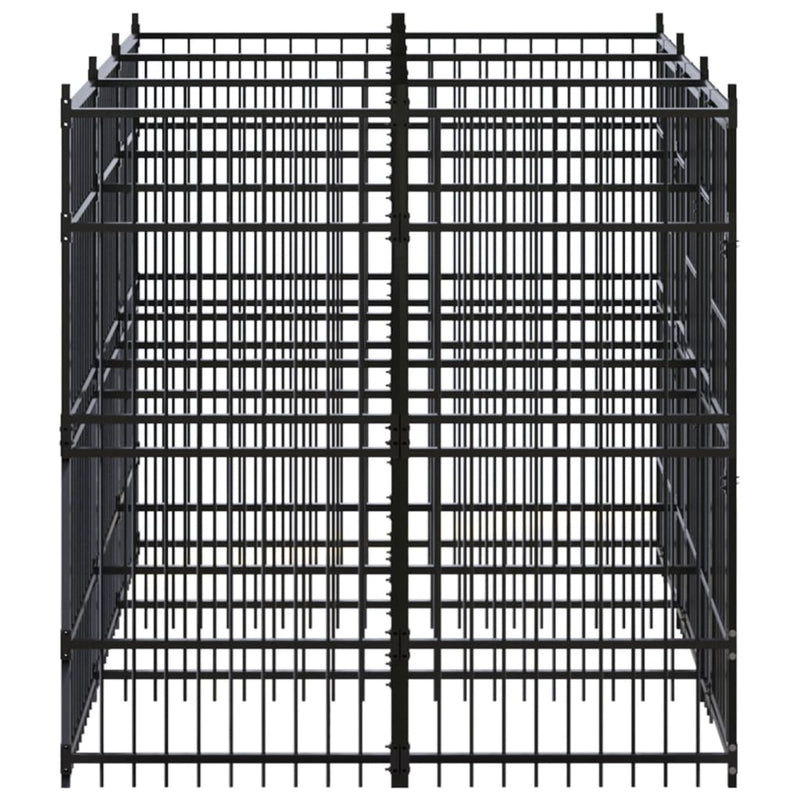Load image into Gallery viewer, VidaXL Hondenkennel 5,53 m² staal
