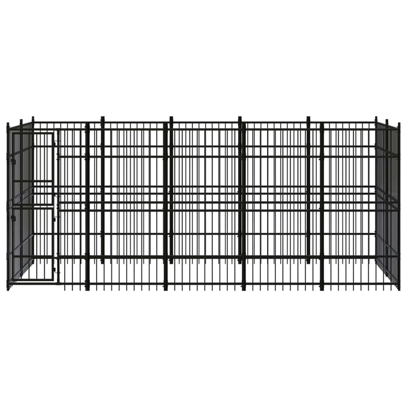 Load image into Gallery viewer, VidaXL Hondenkennel 9,22 m² staal
