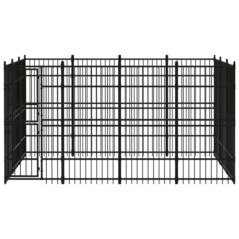 Load image into Gallery viewer, VidaXL Hondenkennel 11,06 m² staal
