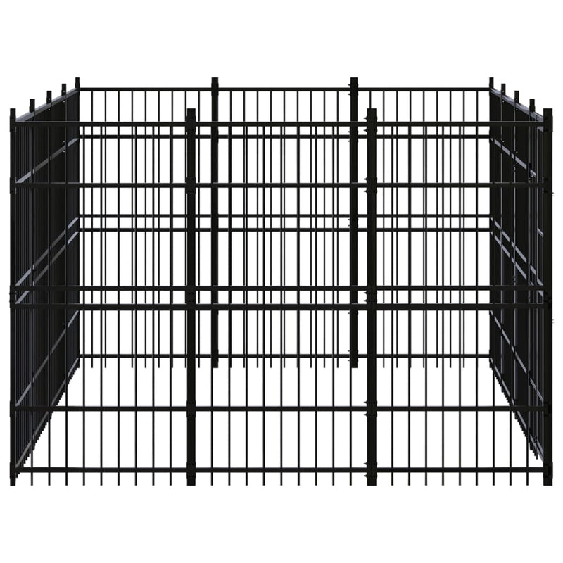 Load image into Gallery viewer, VidaXL Hondenkennel 11,06 m² staal

