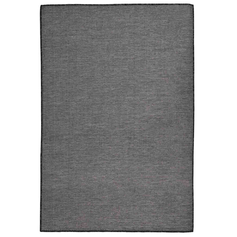 Load image into Gallery viewer, Vidaxl buitenkleed platgeweven 120x170 cm grijs
