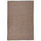 Vidaxl buitenkleed platgeweven 120x170 cm bruin