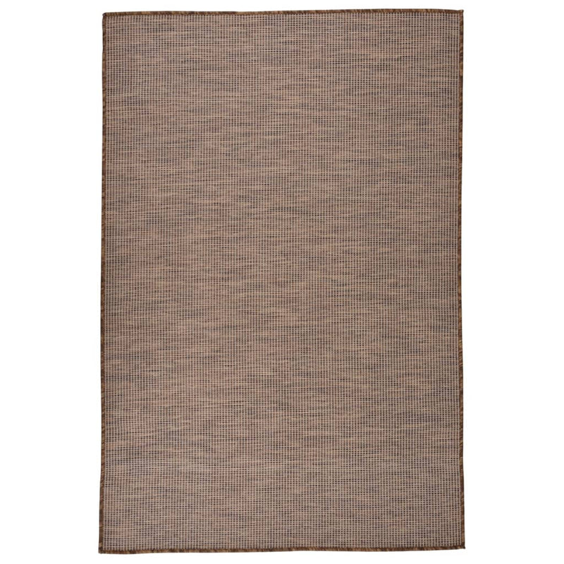 Load image into Gallery viewer, VidaXL Buitenkleed platgeweven 120x170 cm bruin
