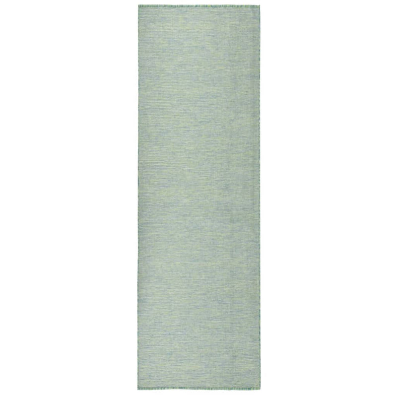 Load image into Gallery viewer, Vidaxl buitenkleed platgeweven 80x250 cm turquoise
