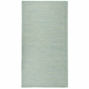 Vidaxl buitenkleed platgeweven 140x200 cm turquoise