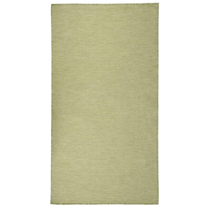 Load image into Gallery viewer, Vidaxl buitenkleed platgeweven 80x150 cm groen
