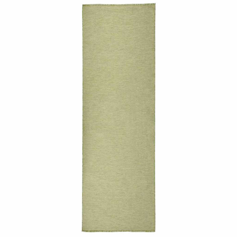 Load image into Gallery viewer, Vidaxl buitenkleed platgeweven 80x250 cm groen
