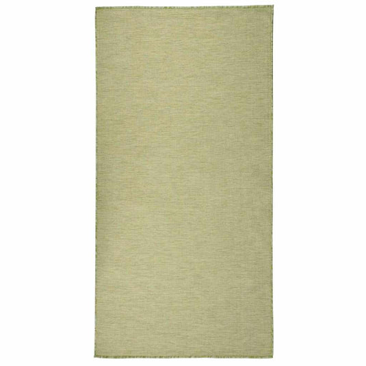Vidaxl buitenkleed platgeweven 100x200 cm groen