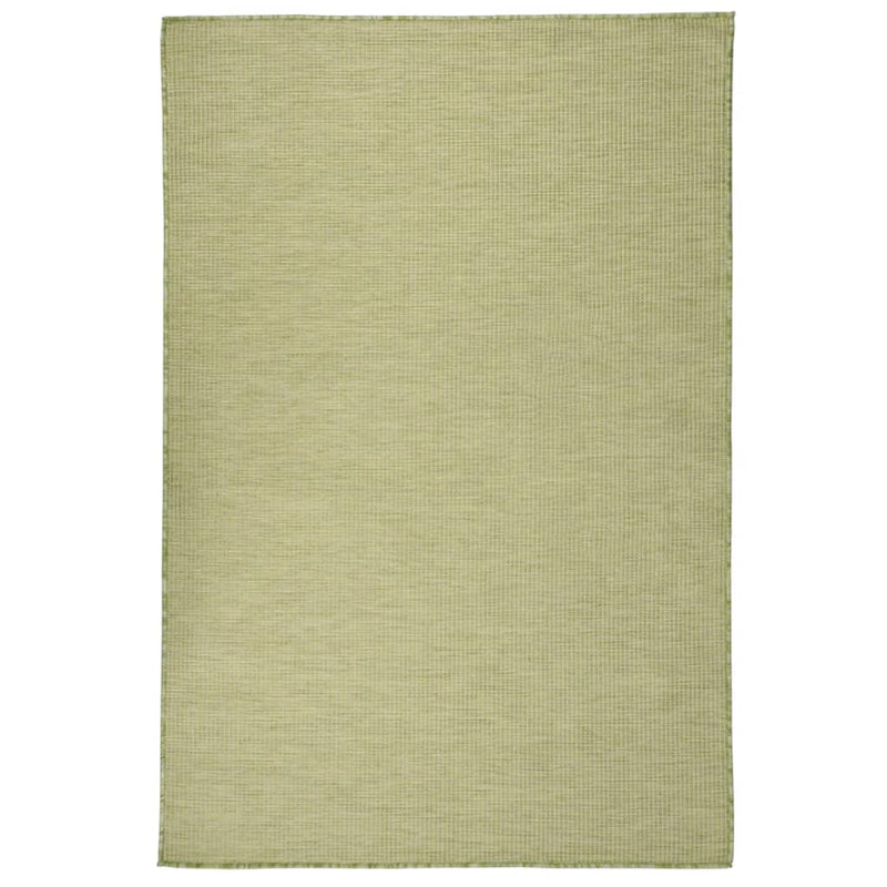 Load image into Gallery viewer, Vidaxl buitenkleed platgeweven 120x170 cm groen
