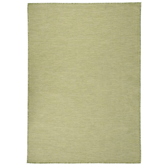 Vidaxl buitenkleed platgeweven 200x280 cm groen