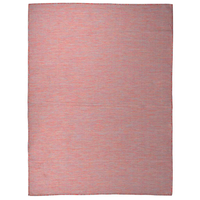 Load image into Gallery viewer, Vidaxl buitenkleed platgeweven 120x170 cm rood
