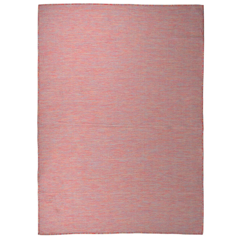 Load image into Gallery viewer, Vidaxl buitenkleed platgeweven 200x280 cm rood
