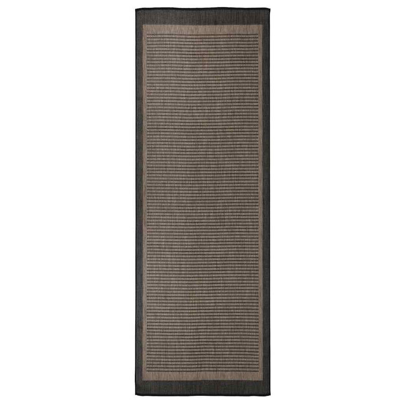 Load image into Gallery viewer, Vidaxl buitenkleed platgeweven 80x250 cm donkerbruin
