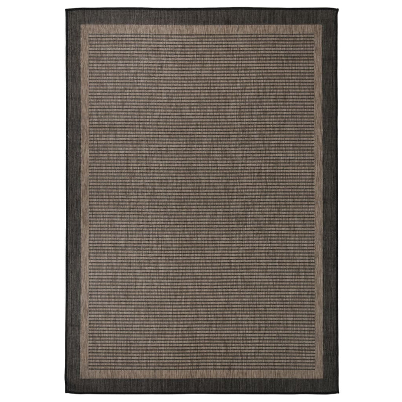 Load image into Gallery viewer, Vidaxl buitenkleed platgeweven 140x200 cm donkerbruin
