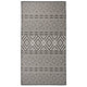 Vidaxl buitenkleed met patroon platgeweven 80x150 cm zwart