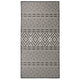 Vidaxl buitenkleed met patroon platgeweven 100x200 cm zwart
