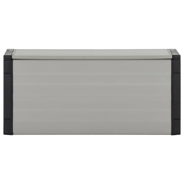 Vidaxl tuinafvalbak 85x34x40 cm grijs