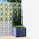 Vidaxl plantenbak met trellis blauwgrijs 40x40x136 cm pp