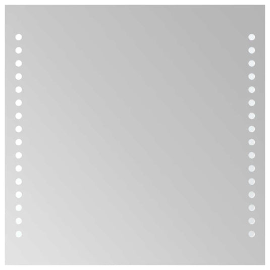 Vidaxl badkamerspiegel led 30x30 cm