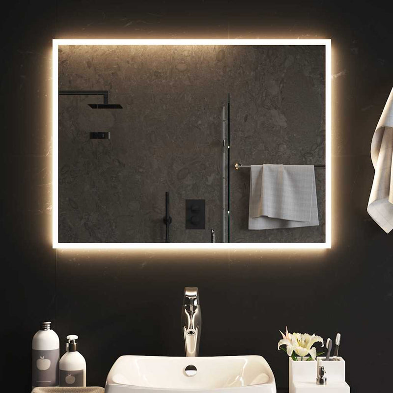 Load image into Gallery viewer, Vidaxl badkamerspiegel led 80x60 cm
