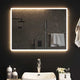 Vidaxl badkamerspiegel led 80x60 cm