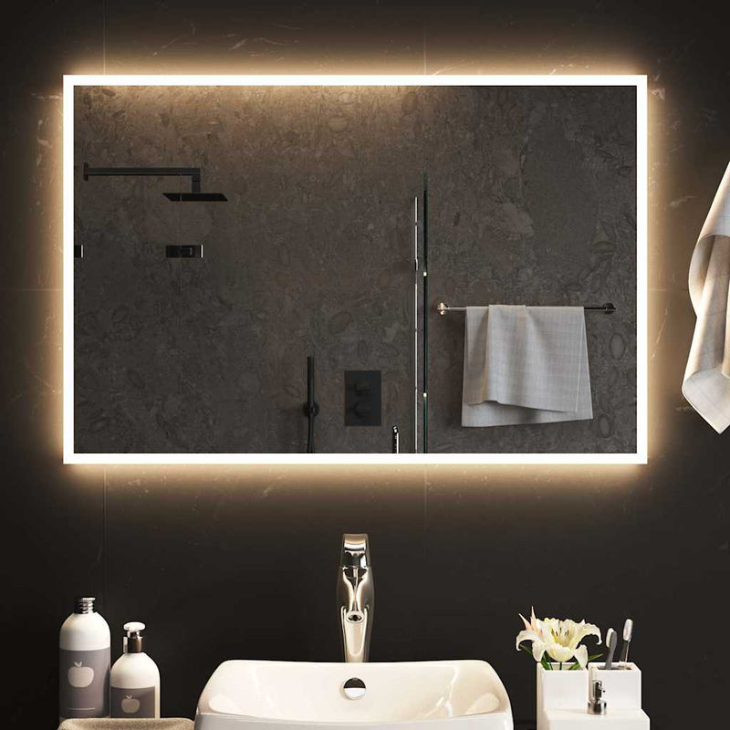 Load image into Gallery viewer, Vidaxl badkamerspiegel led 90x60 cm
