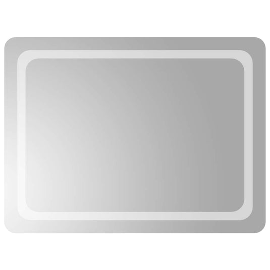 Vidaxl badkamerspiegel led 80x60 cm