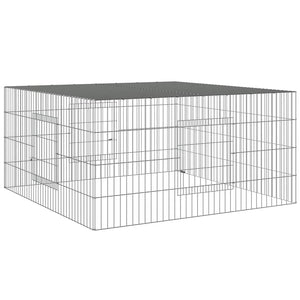 Vidaxl konijnenkooi 110x110x55 cm gegalvaniseerd ijzer