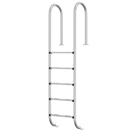 Vidaxl zwembadladder 54x38x211 cm 304 roestvrij staal