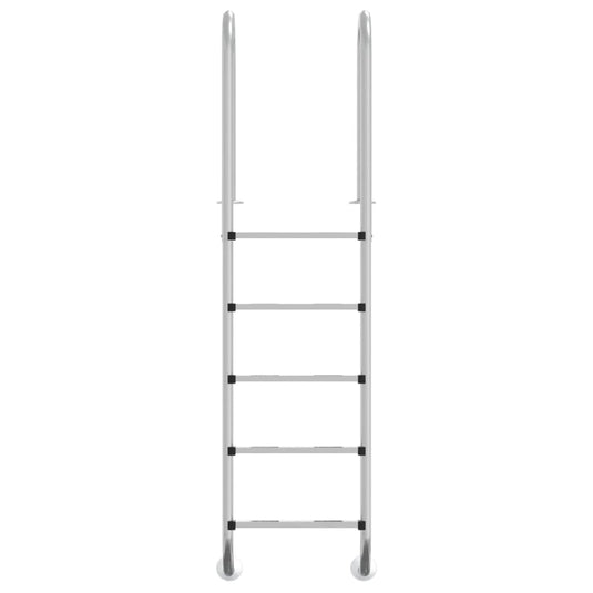 Vidaxl zwembadladder 54x38x211 cm 304 roestvrij staal