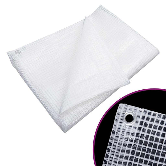 Vidaxl dekzeil leno 140 g m² 3x3 m wit