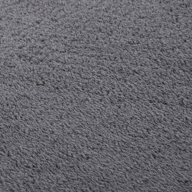 Load image into Gallery viewer, VidaXL Vloerkleed wasbaar korte pool anti-slip 160x230 cm antraciet
