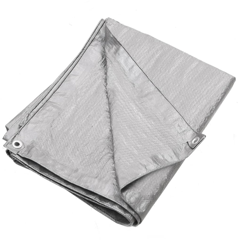 Load image into Gallery viewer, VidaXL Dekzeil 90 g m² 4x6 m HDPE grijs
