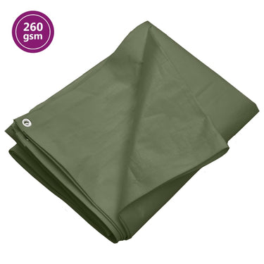 Vidaxl dekzeil 260 g m² 4x6 m hdpe groen