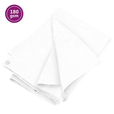 Vidaxl dekzeil 180 g m² 2x3 m hdpe wit