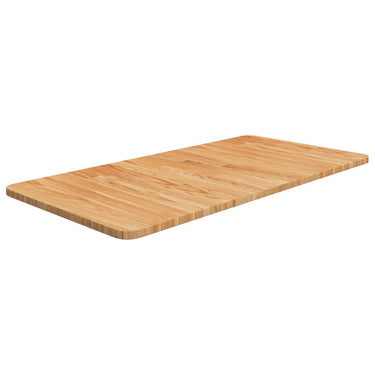 Vidaxl wastafelblad 80x40x1,5cm behandeld massief hout lichtbruin