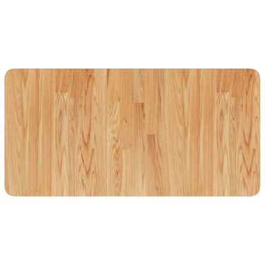 Vidaxl wastafelblad 80x40x1,5cm behandeld massief hout lichtbruin