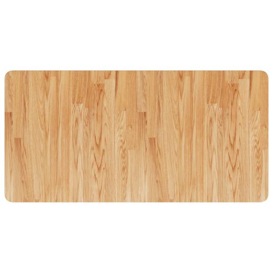 Vidaxl wastafelblad 100x50x2,5cm behandeld massief hout lichtbruin