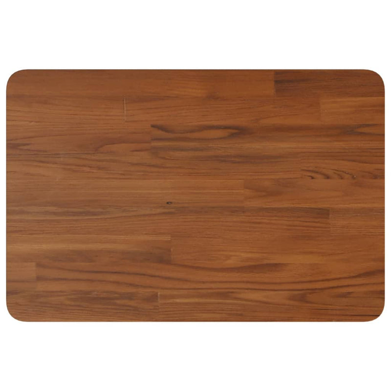 Load image into Gallery viewer, Vidaxl wastafelblad 60x40x2,5cm behandeld massief hout donkerbruin
