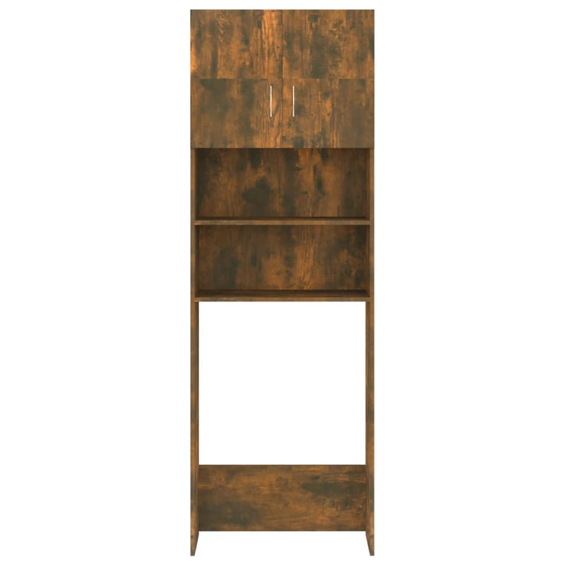 Load image into Gallery viewer, Vidaxl wasmachinekast 64x25,5x190 cm gerookt eikenkleurig
