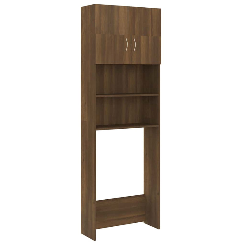 Load image into Gallery viewer, Vidaxl wasmachinekast 64x25,5x190 cm bruin eikenkleur
