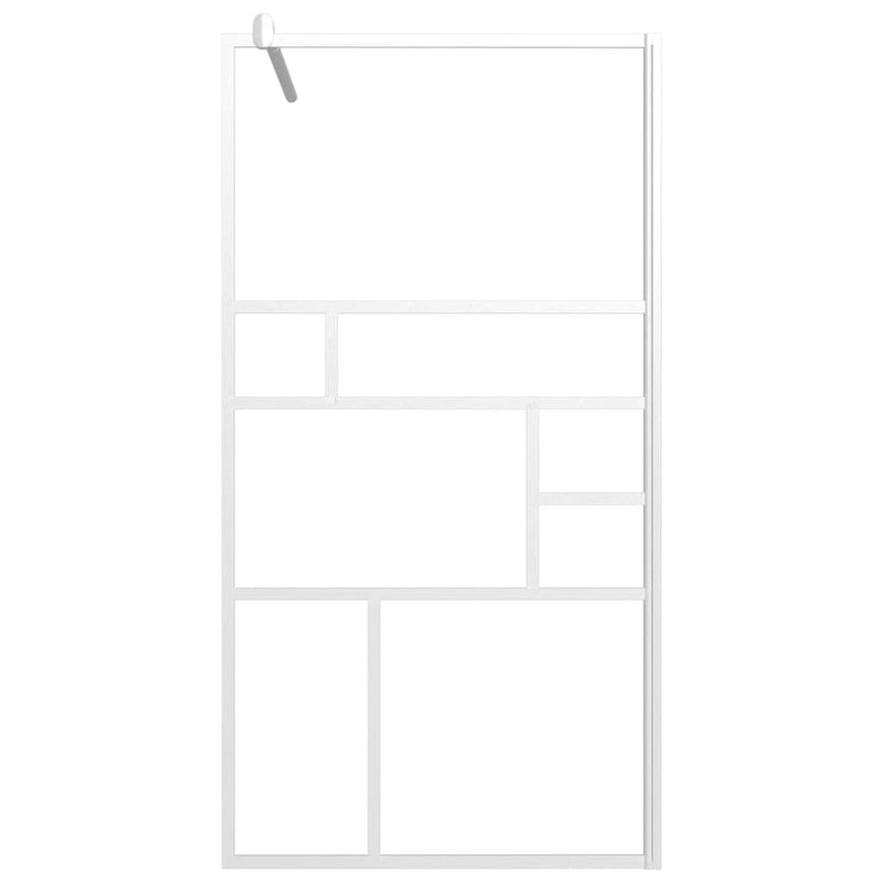 Load image into Gallery viewer, VidaXL Inloopdouchewand 115x195 cm ESG-glas wit
