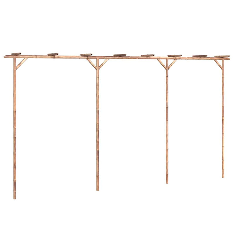 Load image into Gallery viewer, Vidaxl pergola 385x40x205 cm bamboe
